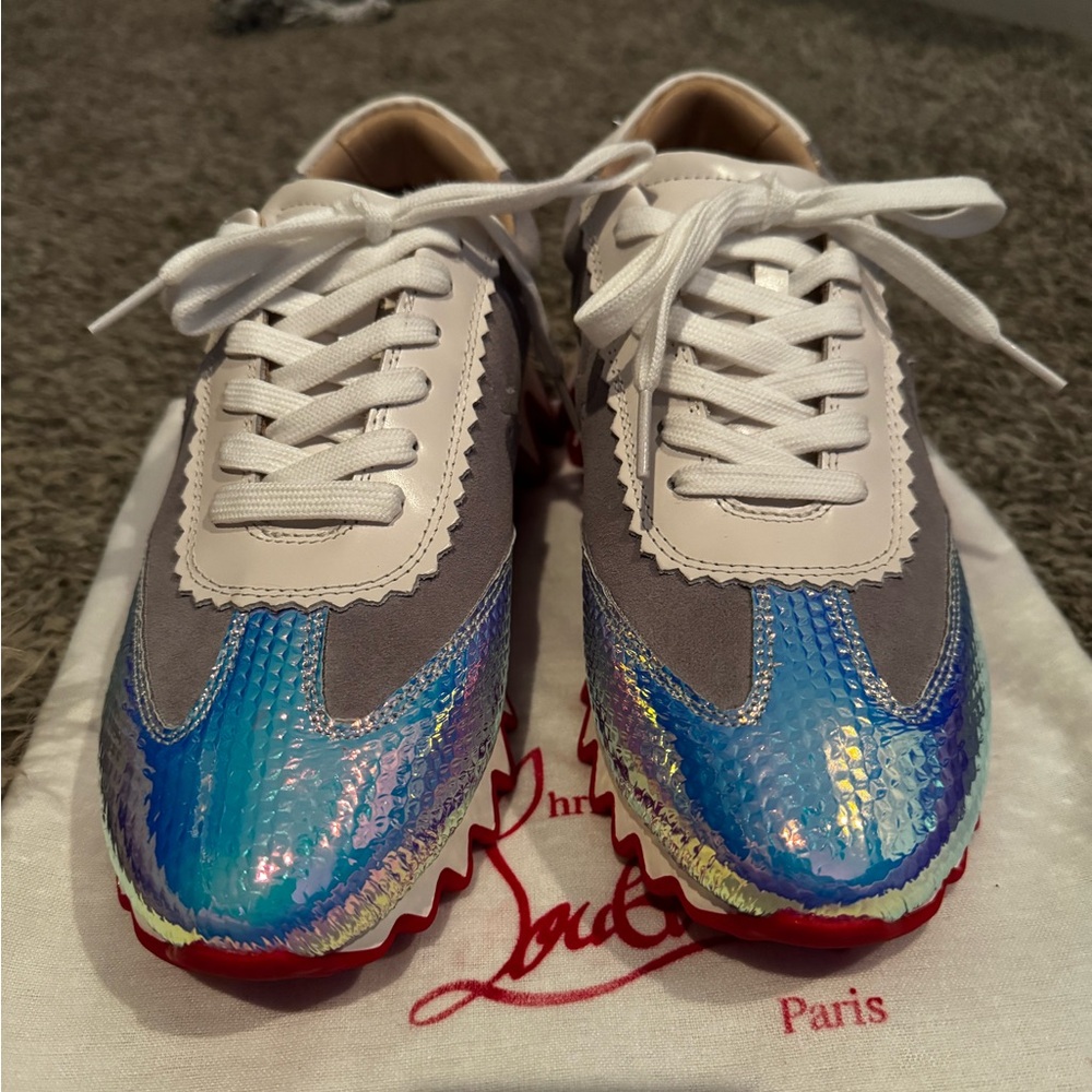 Christian Louboutin Loubishark Donna trainers Sz 40 or US W 9